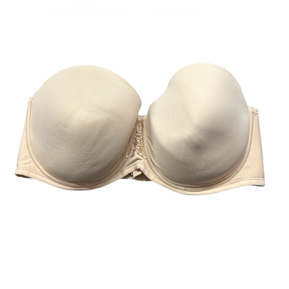 VANITY FAIR womens 5 way convertible beige underwire strapless 74380 40D NWT - Picture 13 of 16
